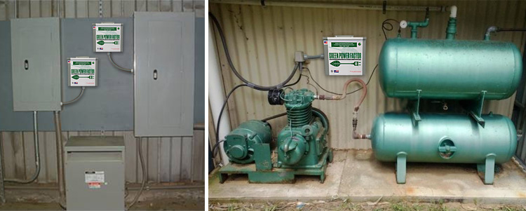 Commercial Green Power Factor Units installed in industrial settings